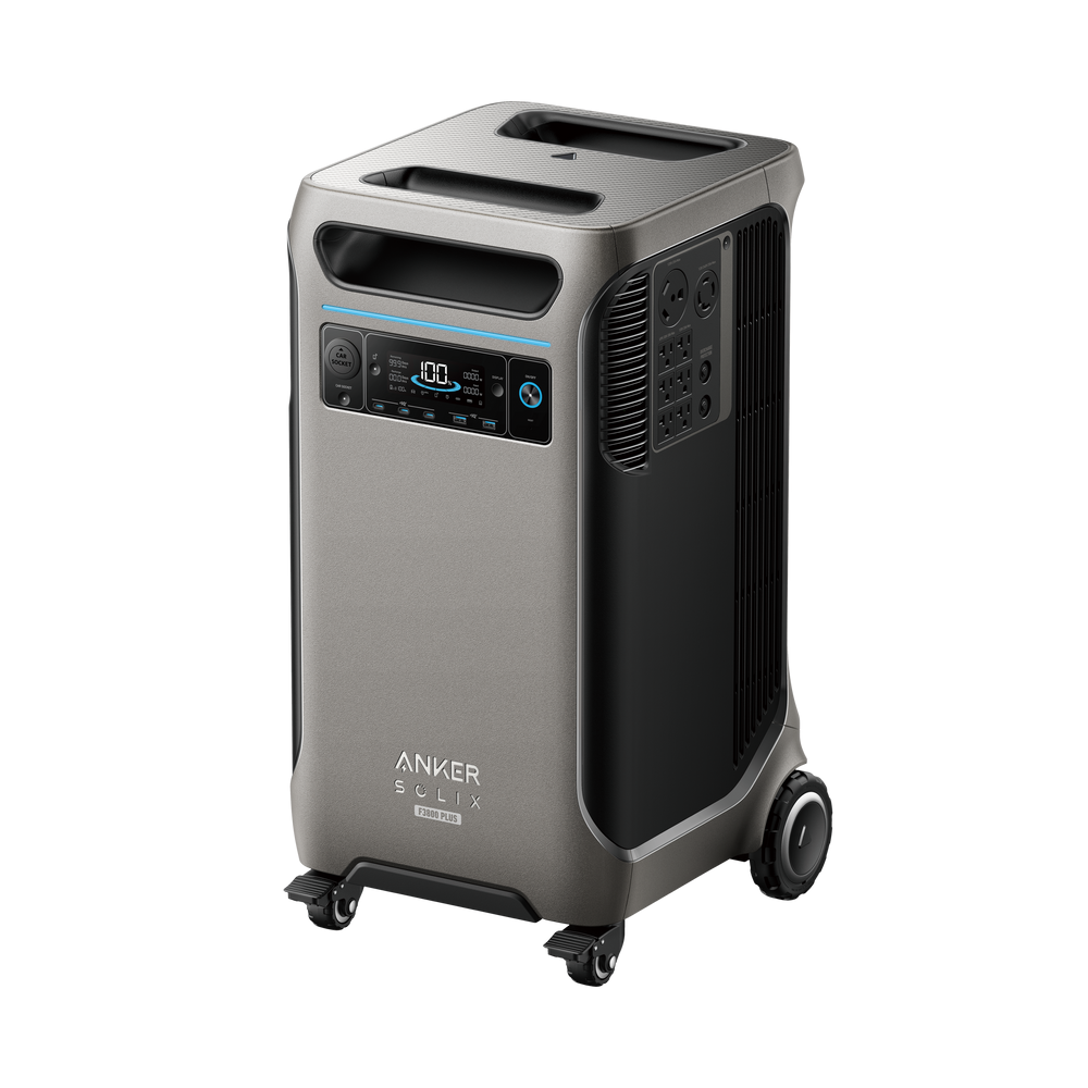 Anker SOLIX F3800 Plus Portable Power Station - 3,840Wh | 6,000W