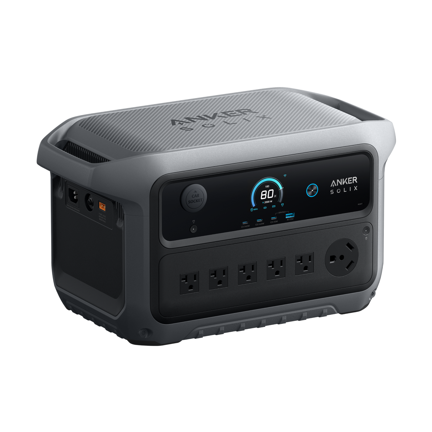 Anker SOLIX C2000X Gen 2 Portable Power Station - 2,048Wh | 2,400W