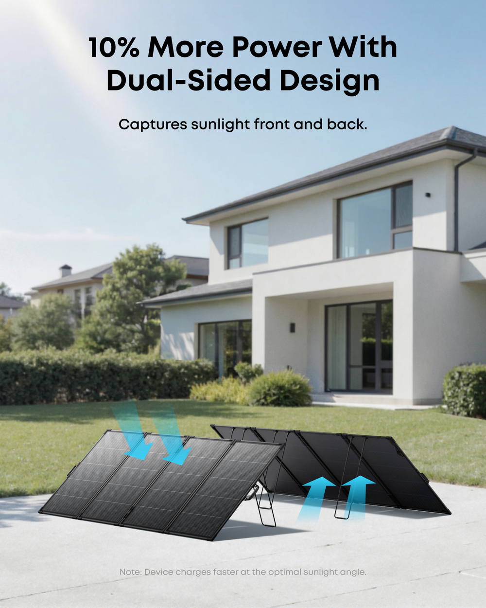 Anker SOLIX PS400 Bifacial Portable Solar Panel | 400W Foldable Solar Charger