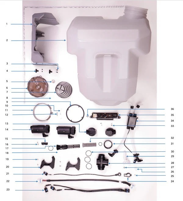 DJI Agras T40 Spray Tank Kit-Assembled