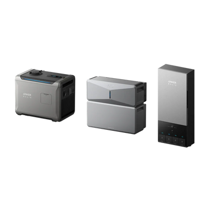 Anker SOLIX E10 with Smart Inlet Box & Smart Generator 5500 (Tri-Fuel)