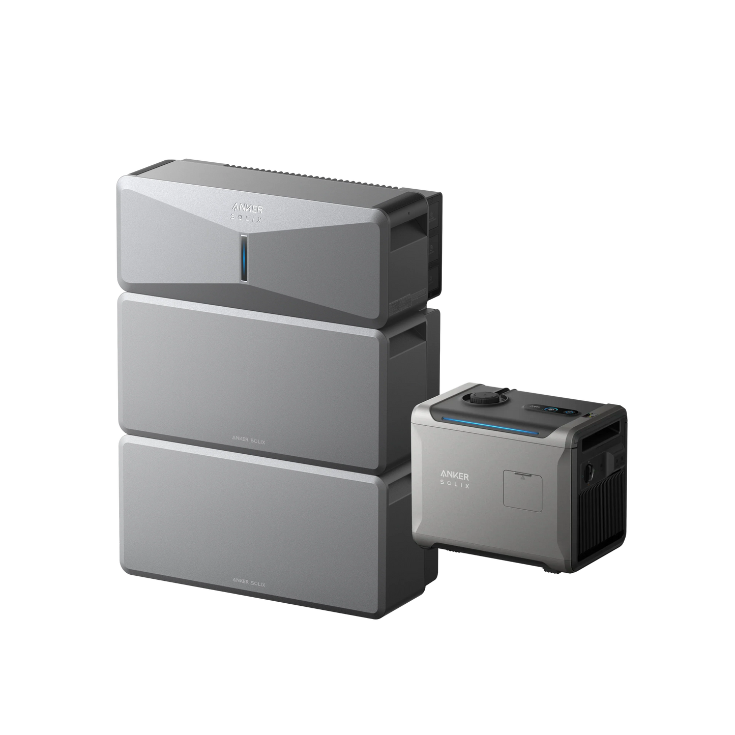 Anker SOLIX E10 (Power Module + 2× Battery) + Smart Generator 5500
