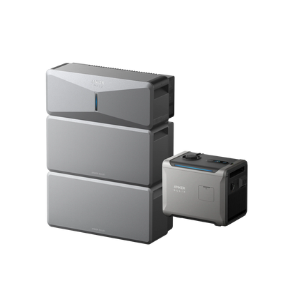 Anker SOLIX E10 (Power Module + 2× Battery) + Smart Generator 5500