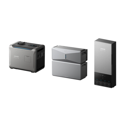 Anker SOLIX E10 with Smart Inlet Box & Smart Generator 5500 (Tri-Fuel)