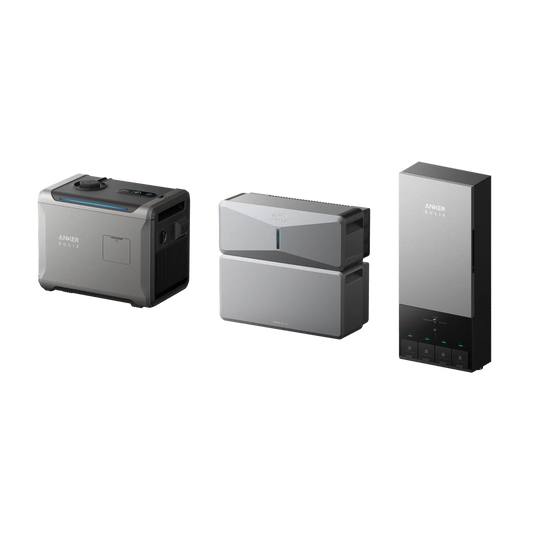 Anker SOLIX E10 with Smart Inlet Box & Smart Generator 5500 (Tri-Fuel)
