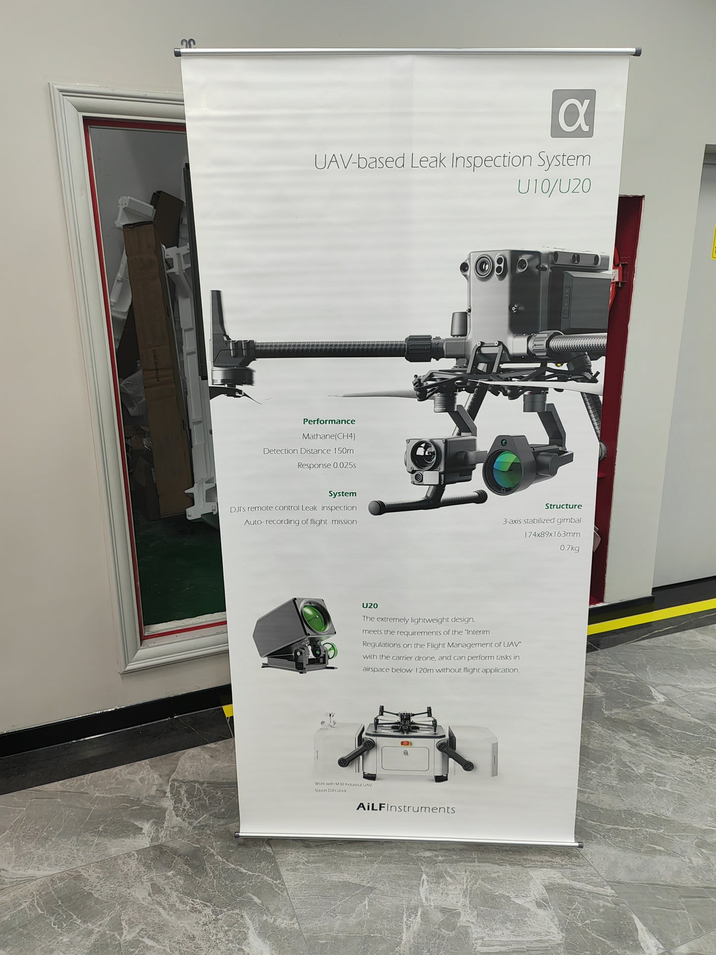 U10 Laser UAV Methane (CH4) Detector