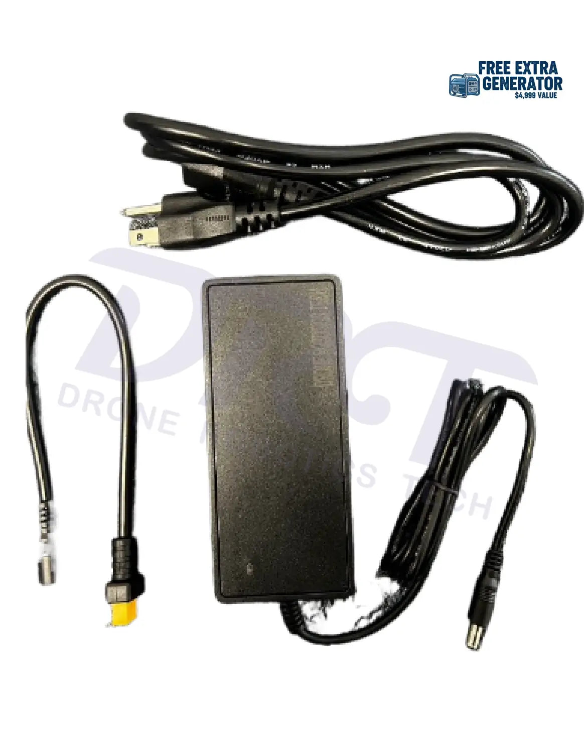 DJI Agras T50 Charging Extension Cord AC Adapter - Genuine DJI Part