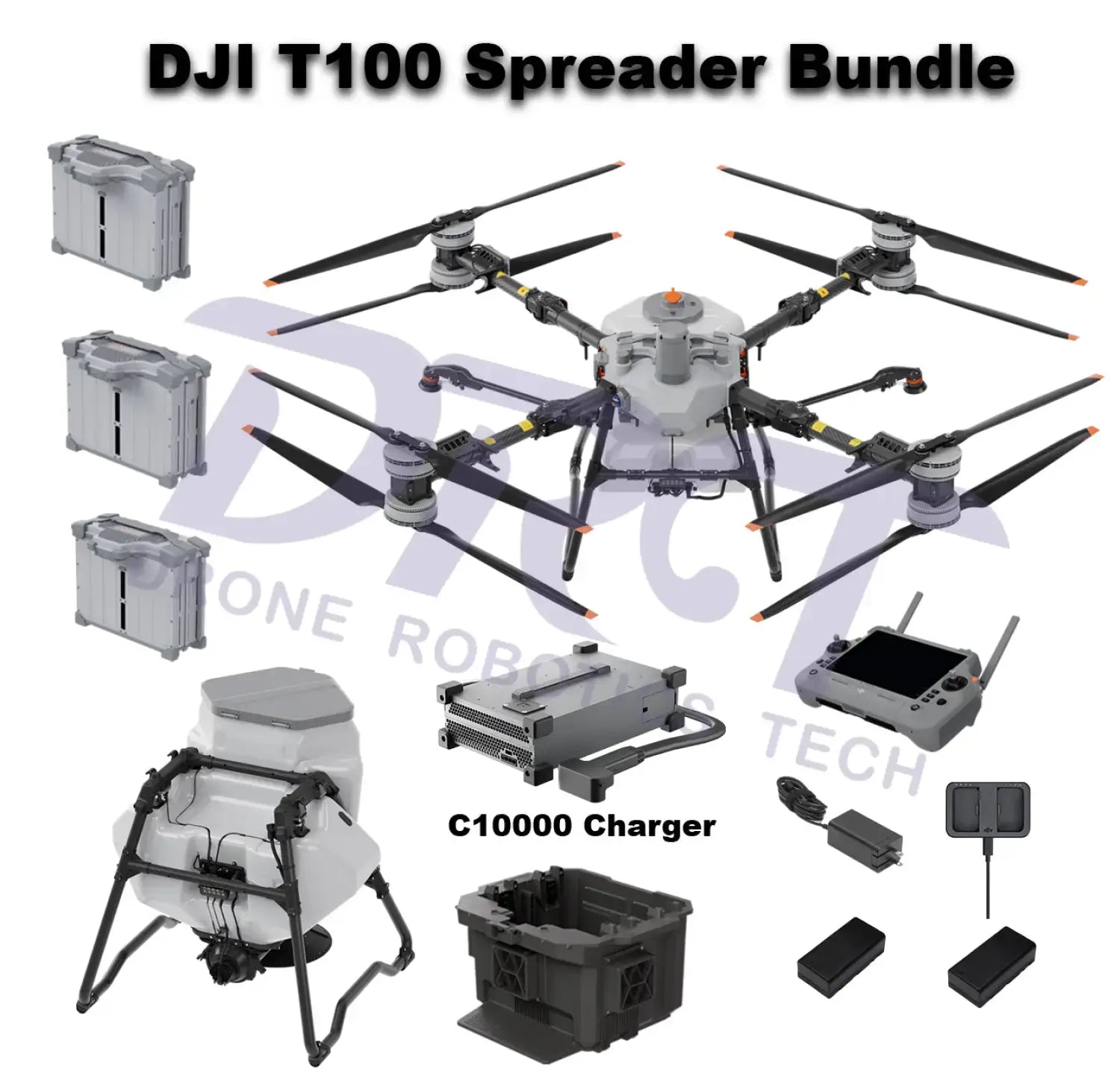 DJI Agras T100 Spreading Bundle with C10000 Charger