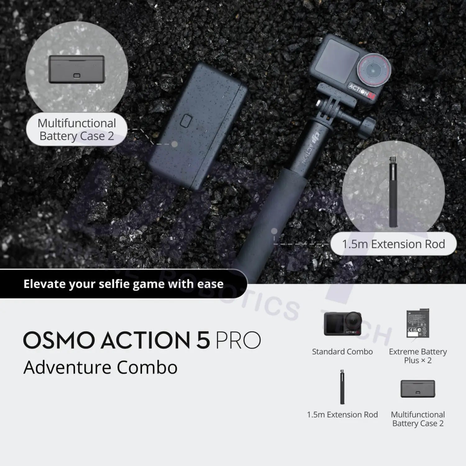 DJI Osmo Action 5 Pro Adventure Combo（US）