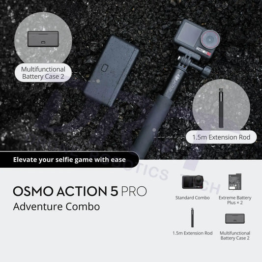 DJI Osmo Action 5 Pro Adventure Combo（US）